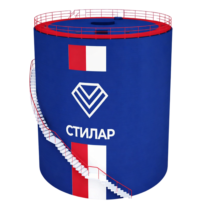 Цельносварной резервуар РВС для спирта 150 м³ от завода-производителя