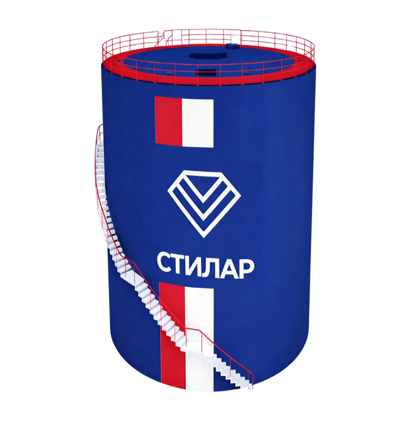 Цельносварной резервуар РВС для аварийного запаса воды 15 м³ от завода-производителя